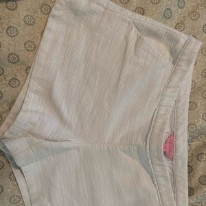White side zip lily Pulitzer shorts